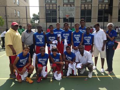 Senator Malcolm Smith with the ShootingStars